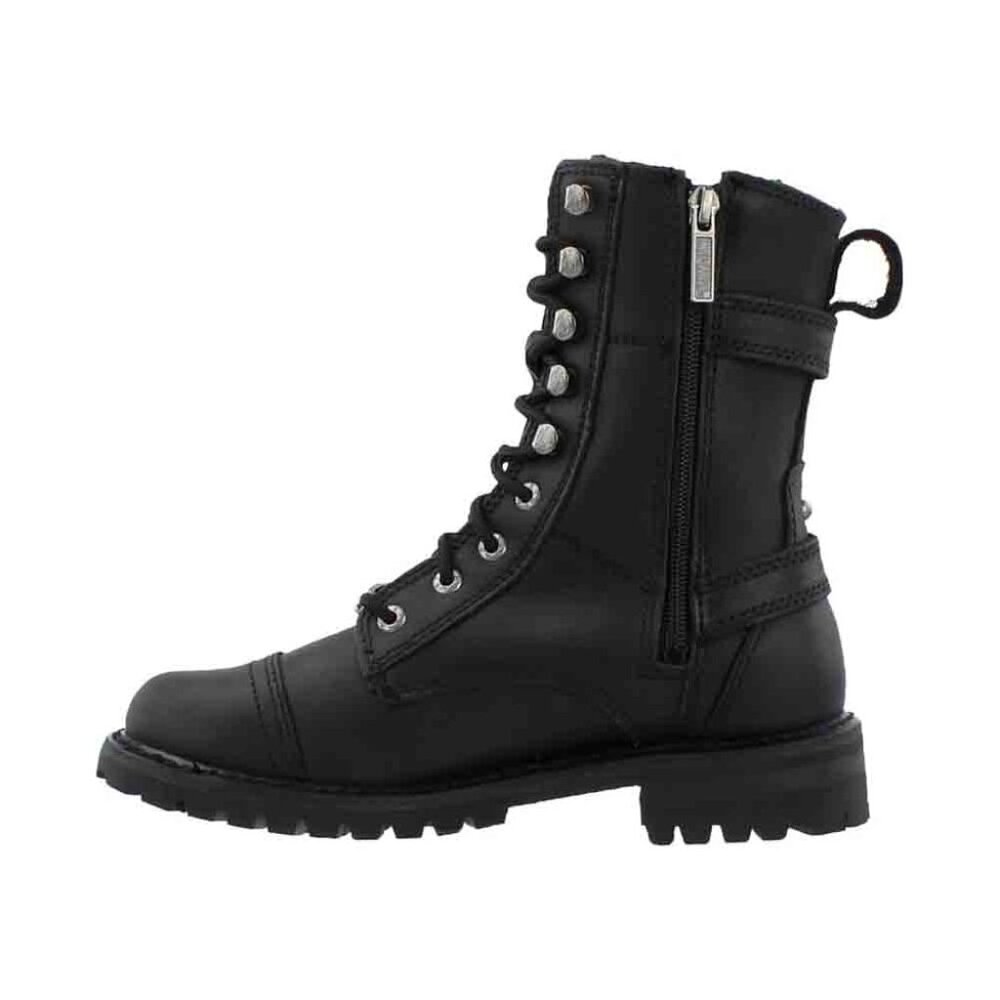Harley-Davidson Balsa Boot D83853 – Women’s Black Leather Motorcycle Style